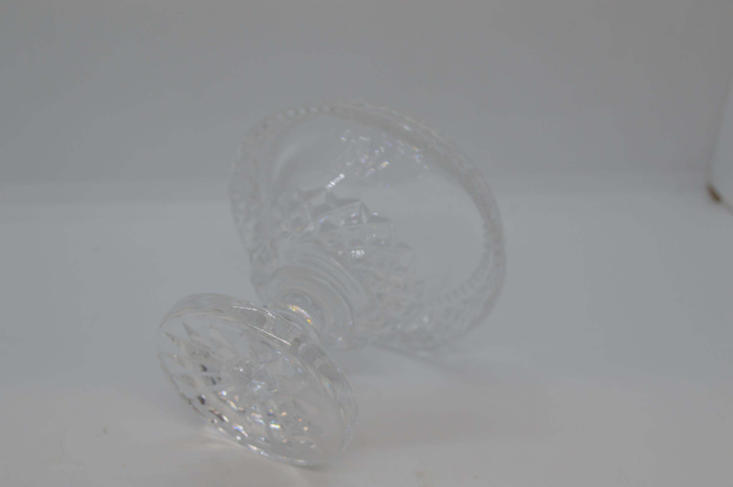 Waterford cut crystal miniature bowl from the heritage collection, with a turnover rim design