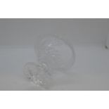Waterford cut crystal miniature bowl from the heritage collection, with a turnover rim design