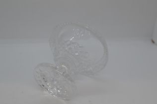 Waterford cut crystal miniature bowl from the heritage collection, with a turnover rim design