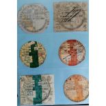 A unique and complete collection of over 5,023 original British vehicle Tax Discs from 1921 to 2015