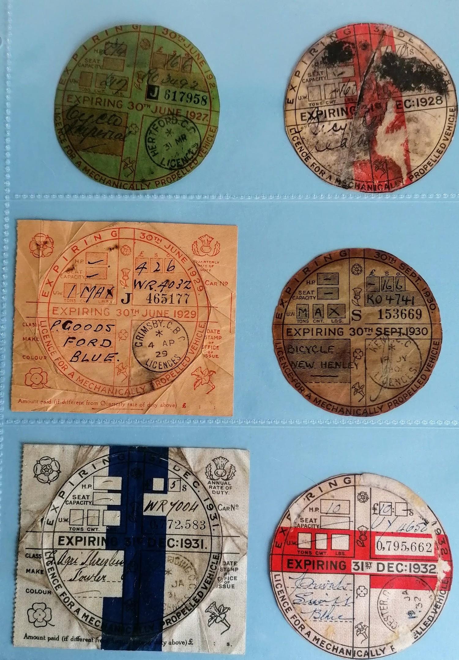 A unique and complete collection of over 5,023 original British vehicle Tax Discs from 1921 to 2015 - Image 4 of 33