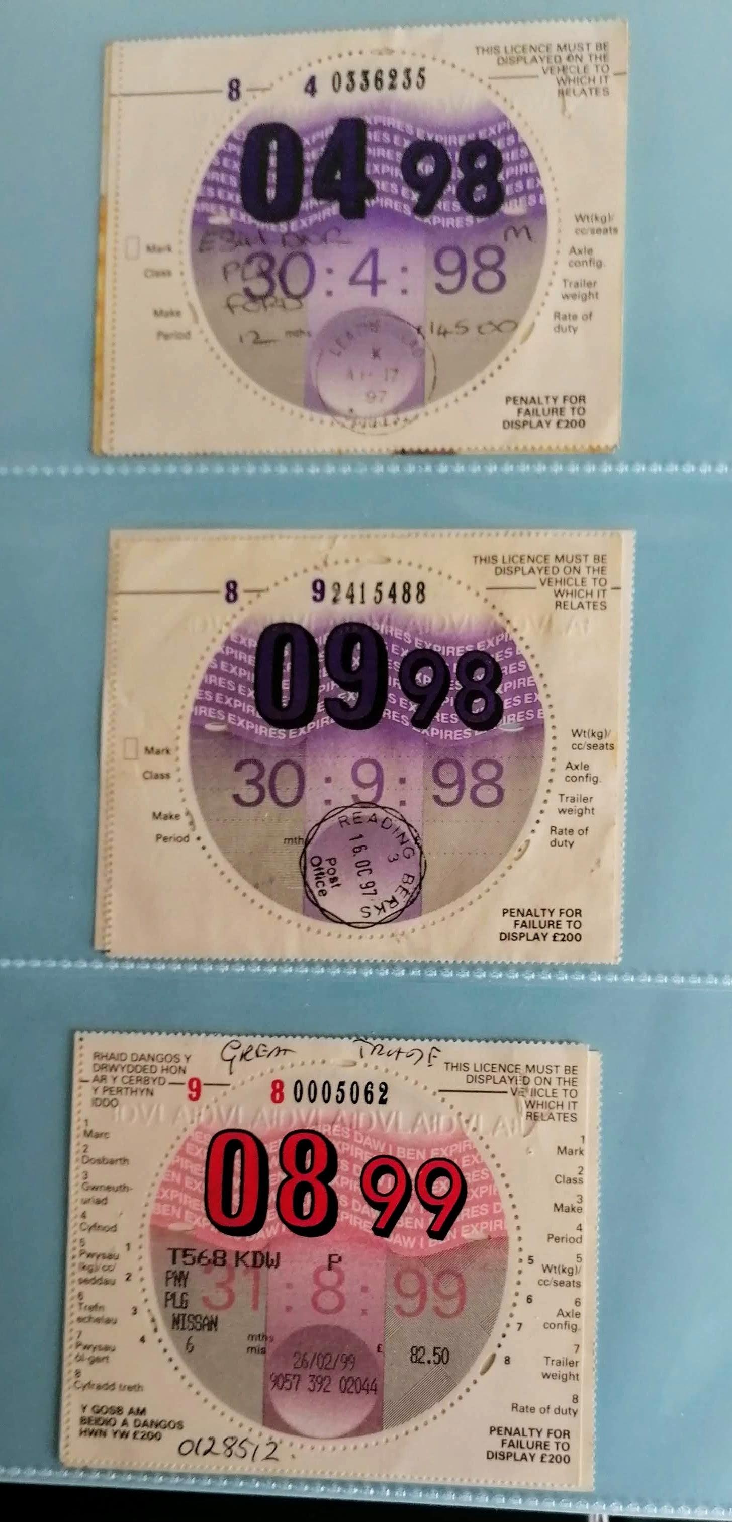 A unique and complete collection of over 5,023 original British vehicle Tax Discs from 1921 to 2015 - Image 30 of 33