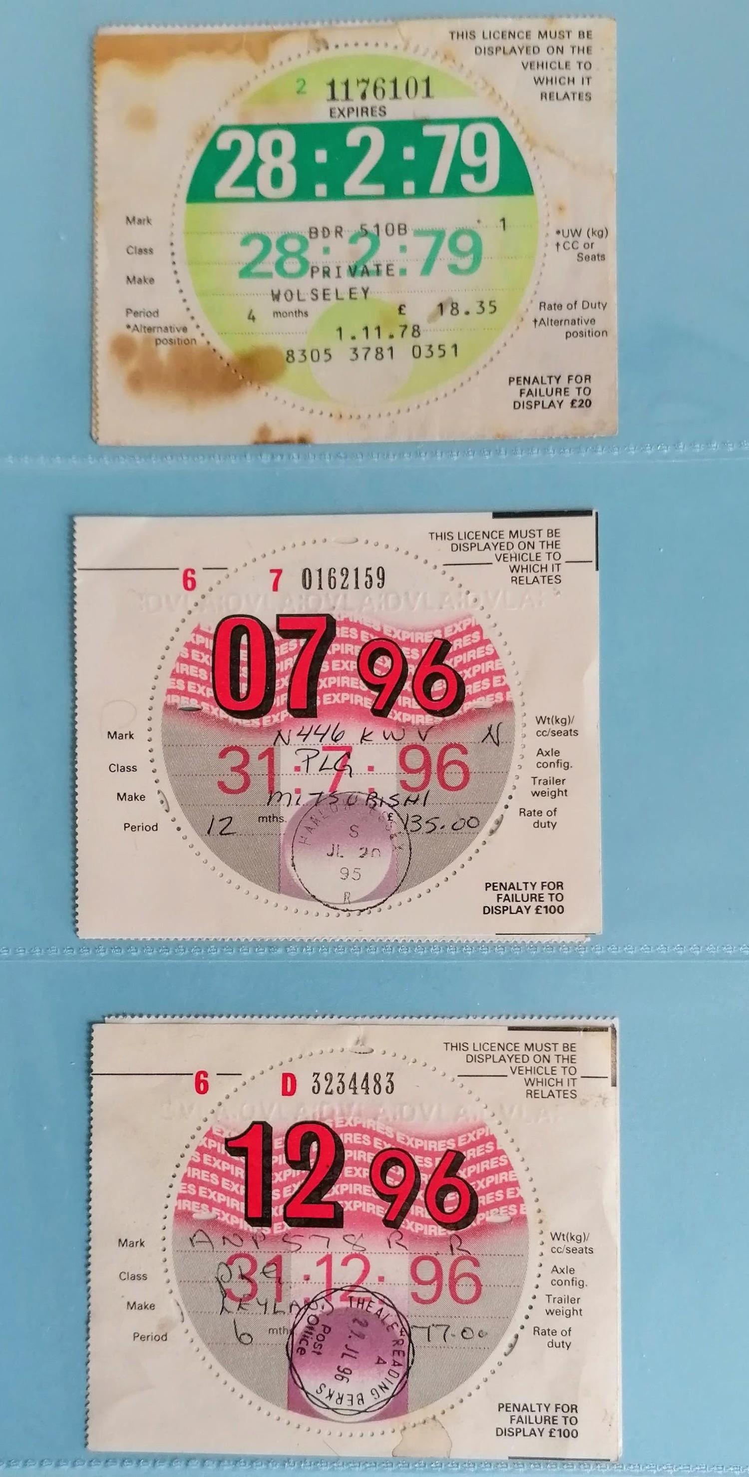 A unique and complete collection of over 5,023 original British vehicle Tax Discs from 1921 to 2015 - Image 29 of 33