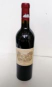 A bottle of Chateau Lafite Rothchild 2009, Pauillac, 750 ml