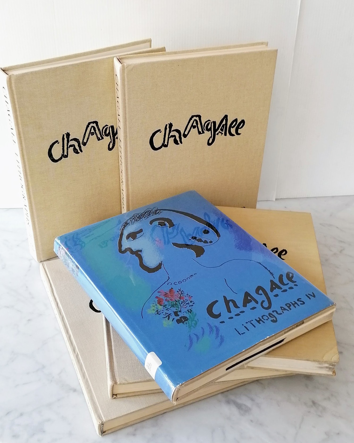 CHAGALL, Marc (1887-1985). Chagall Lithographs. Vol.I: Monte Carlo: Andre Sauret, 1960; Vol.II: