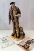 A Royal Doulton limited edition figure of Field Marshal Montgomery, HN3405, with certificate, 649/