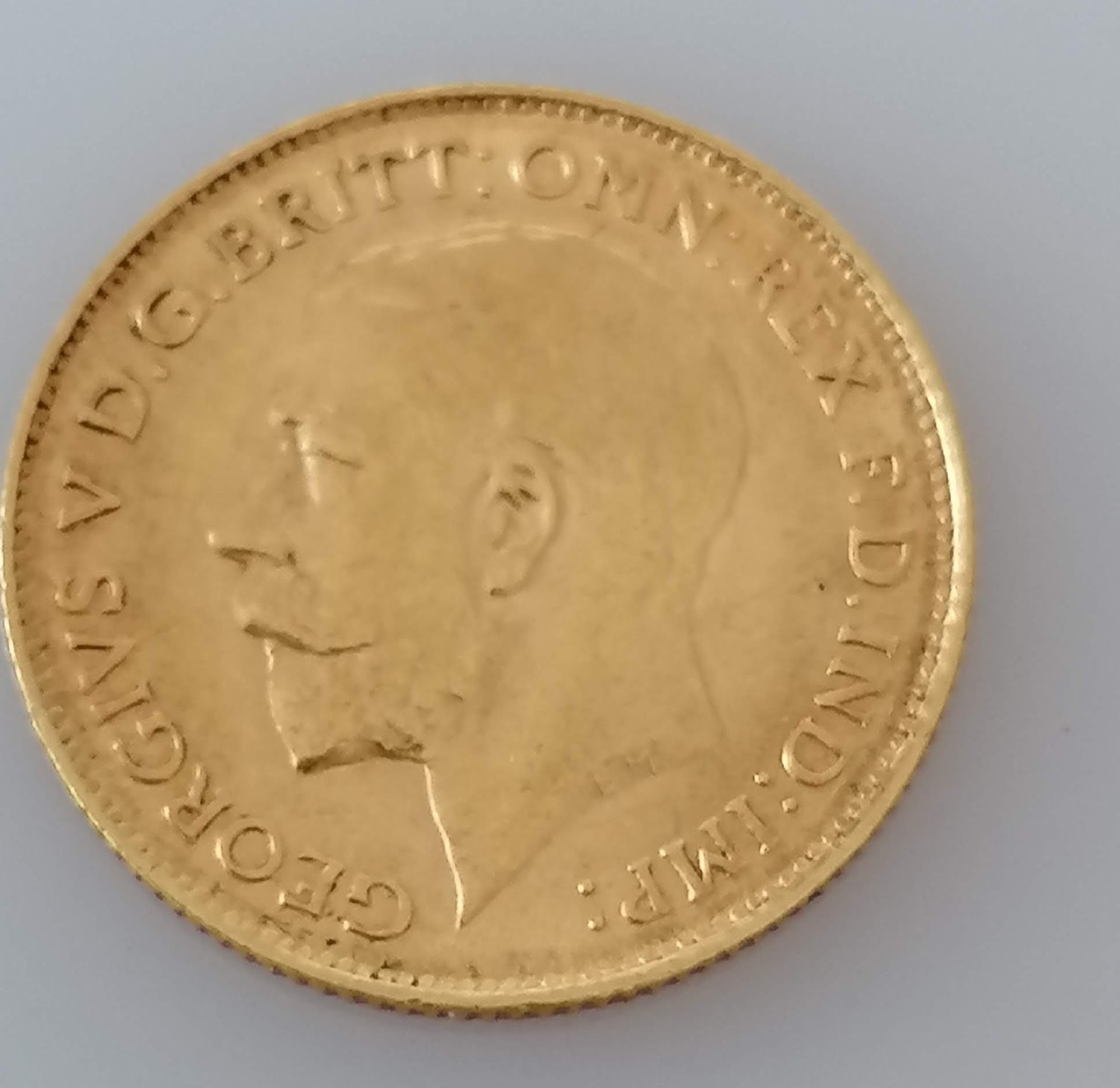 A George V gold half-sovereign, 1913 - Image 2 of 2