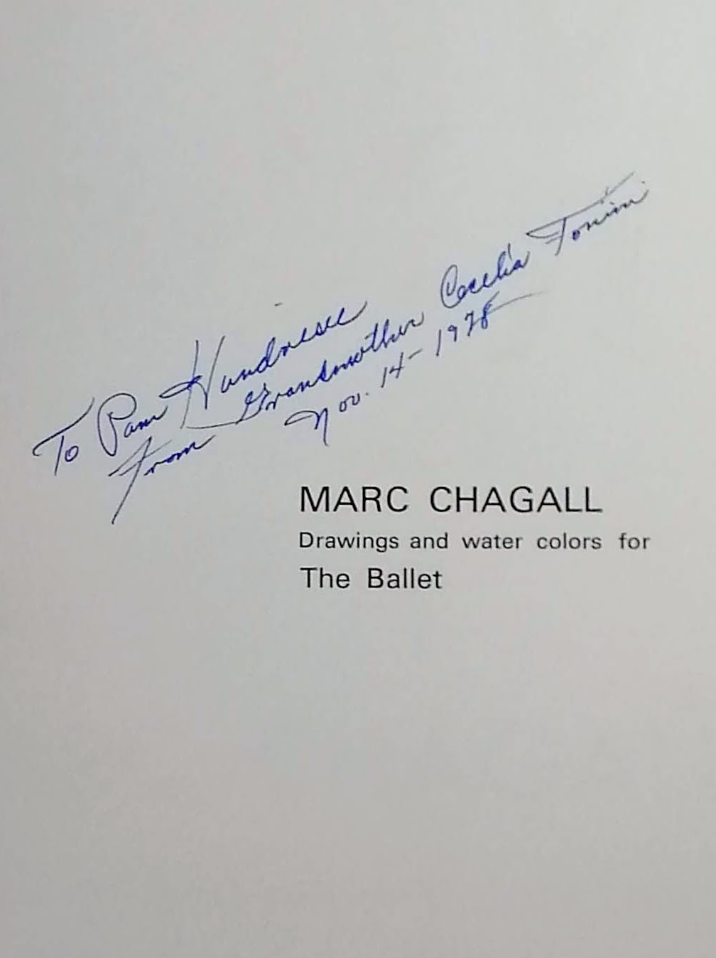Marc Chagall, Lassaigne, Jacques; Drawings and watercolours for The Ballet, 68 reproductions in full - Image 5 of 6