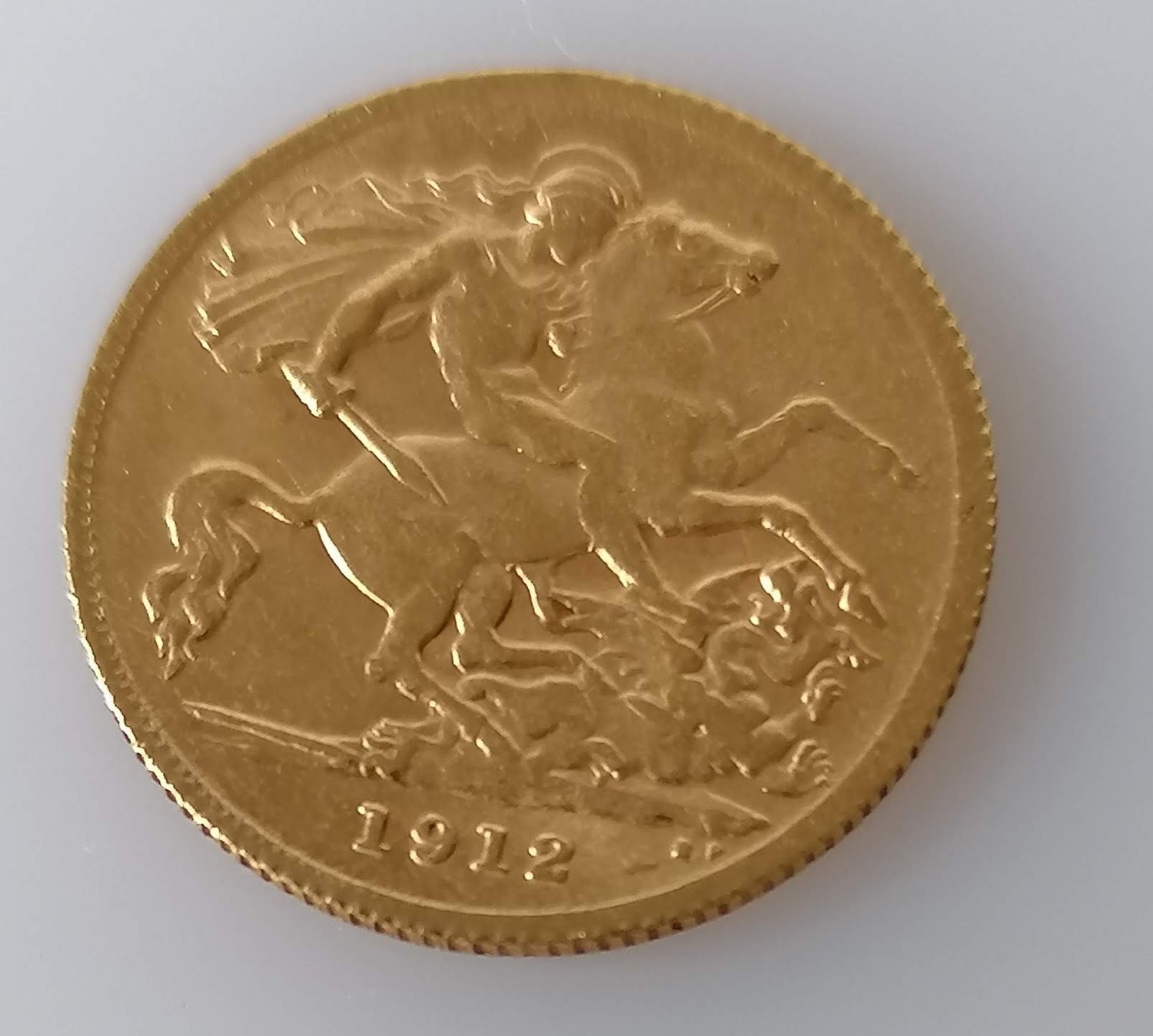 A George V gold half sovereign, 1912 - Image 2 of 2