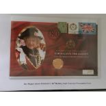 A Westminster 2006 United Kingdom Gold Full Sovereign Presentation Cover HM to commemorate QEII 80th
