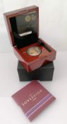 A Royal Mint gold proof full-sovereign, 2015, no. 5660, cased with original packaging