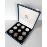 A cased Royal Mint Second World War 50th Anniversary International (nine) Silver Coin Collection,