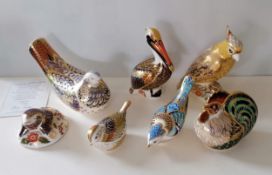 A Royal Crown Derby Millennium Dove for Govier's, 788/1500 with CoA, Cockerel 2538/5000, Brown