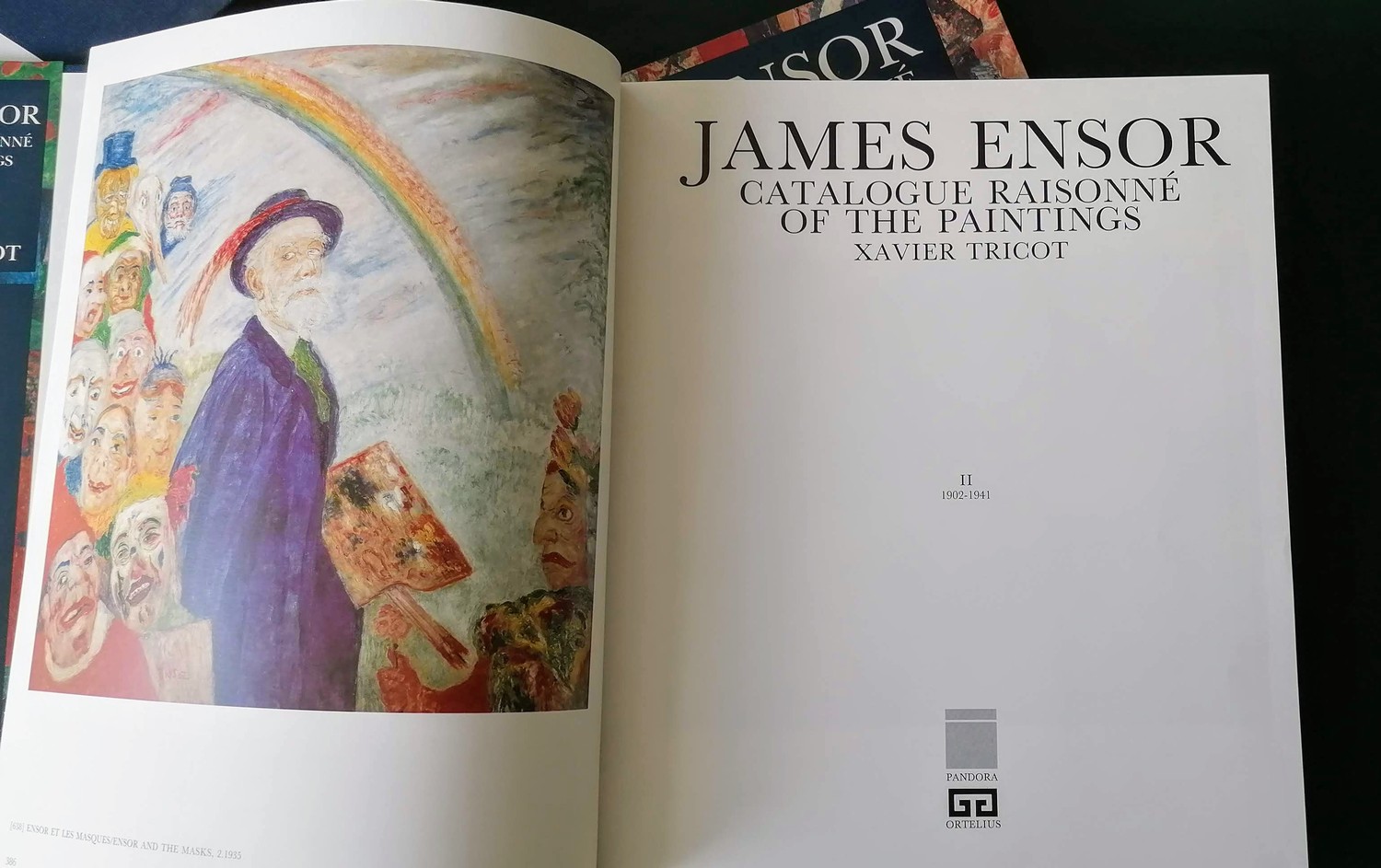 Xavier Tricot, James Ensor, Catalogue Raisonné of the Paintings, Pandora/Ortelius, Antwerp, 1992, - Image 2 of 5