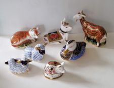 A Royal Crown Derby Leicestershire Fox 1488/1500, Holly Donkey Foal, 219/1500, both with CoA,