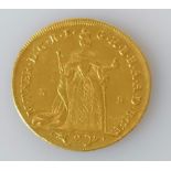 A Hungarian Maria Theresa gold 2 ducat coin, 1765, 6.95g