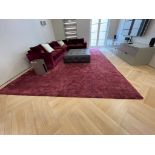 A large viscose drawing room rug by AKS Rugs, 480 x 375 cm, in very good condition. Note: This