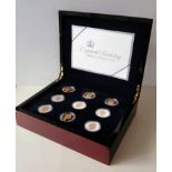 The Royal Mint 2006 Queen Elizabeth II Eightieth Birthday cased silver proof coin collection,