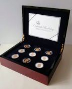 The Royal Mint 2006 Queen Elizabeth II Eightieth Birthday cased silver proof coin collection,