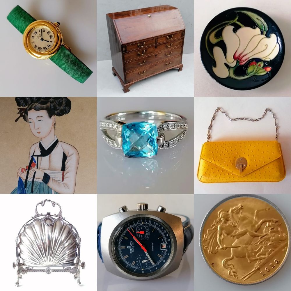 Silver, Jewellery, Watches, Art & Collectibles