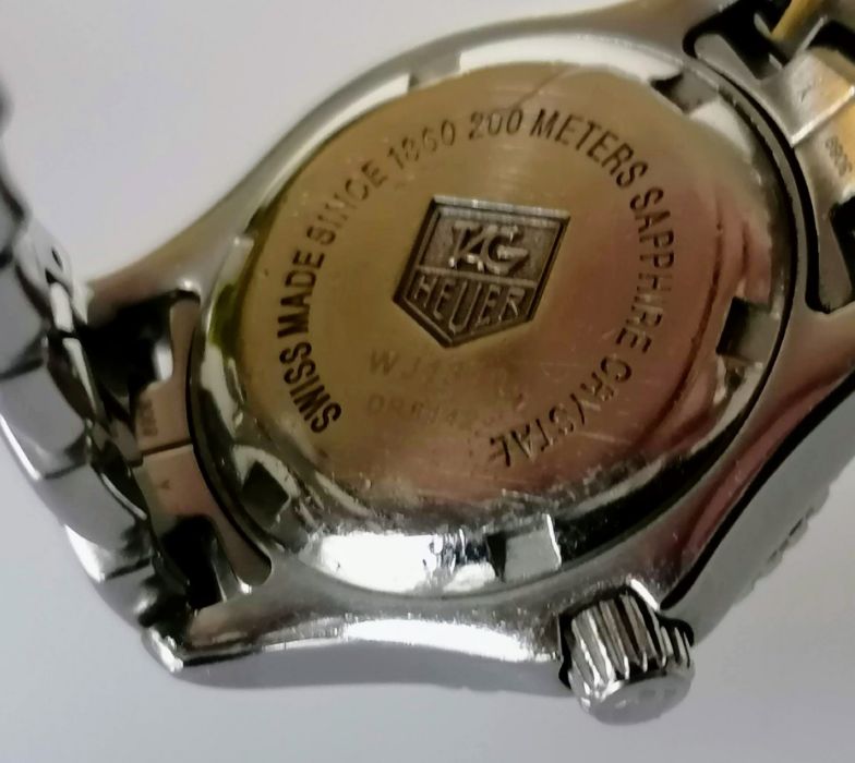A TAG Heuer Link 200 Meters ladies quartz watch, 27mm dial, face 19mm, WJ1310, DR6142 - Image 3 of 5
