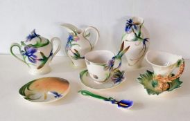 A selection of Franz Collection porcelain to include cup and saucer FZ00129, jug Z00133