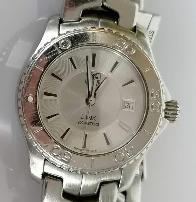 A TAG Heuer Link 200 Meters ladies quartz watch, 27mm dial, face 19mm, WJ1310, DR6142 - Image 5 of 5