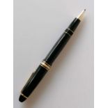 A Montblanc-Meisterstuck ballpoint pen with original box, needs refill, serial no. MV1047443