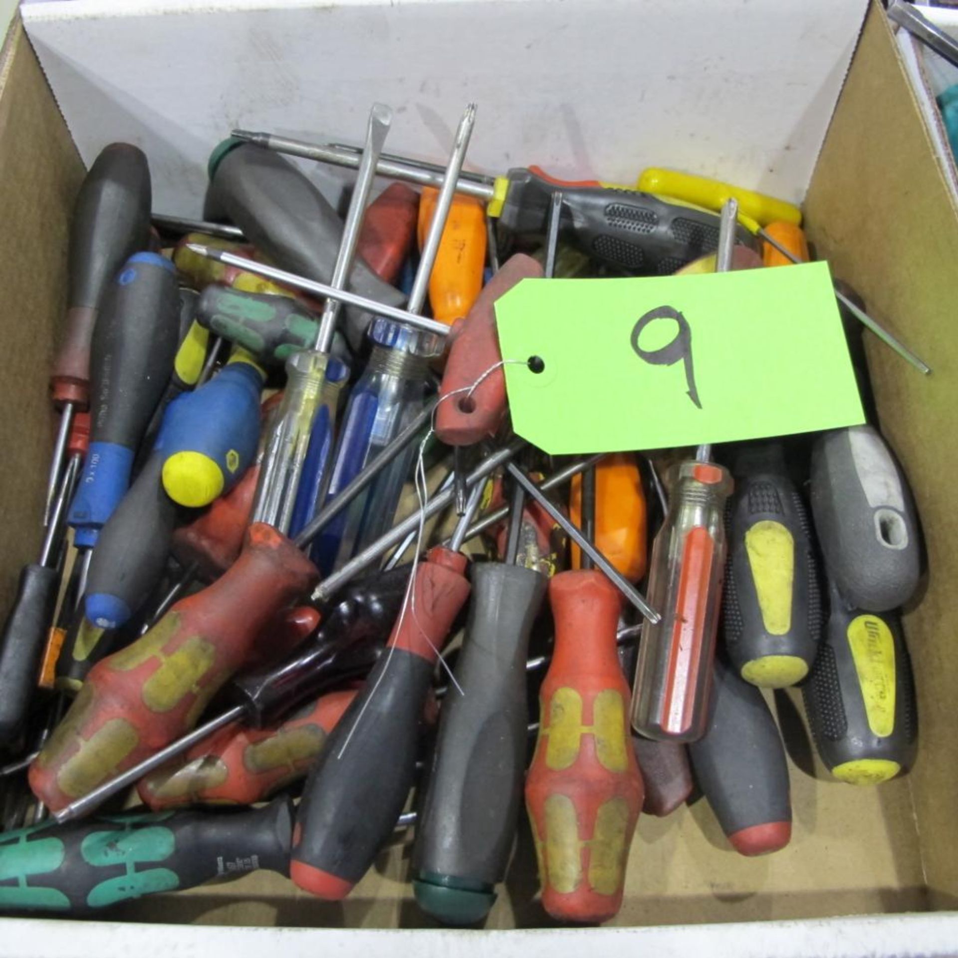 LOT OF 9 BOXES OF HAND TOOLS INCL ALLEN KEYS, FILES, HAMMERS/MALLETS, CUTTERS, CRESCENT WRENCHES DRI - Image 9 of 10