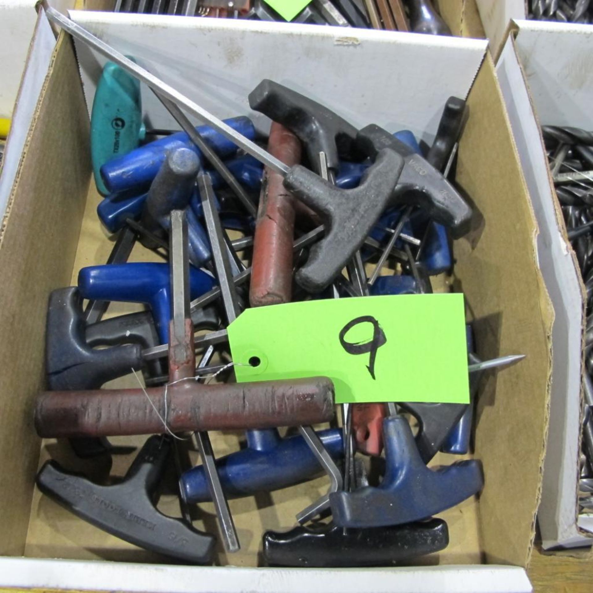 LOT OF 9 BOXES OF HAND TOOLS INCL ALLEN KEYS, FILES, HAMMERS/MALLETS, CUTTERS, CRESCENT WRENCHES DRI - Image 8 of 10