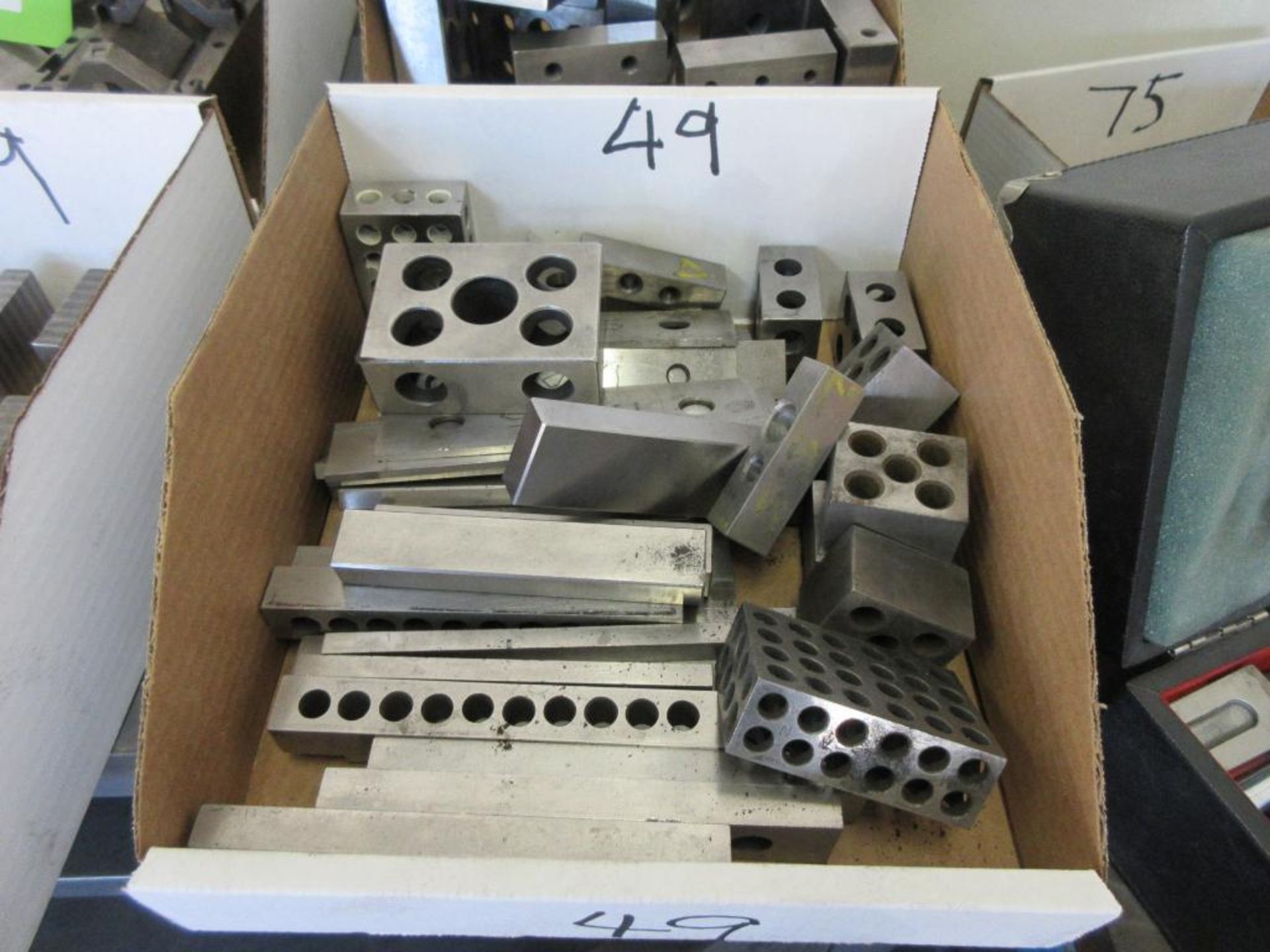 8 BOXES ASSOERTED PRECISION BLOCKS MAGNETIC BASES, CLAMPS ETC - Image 2 of 8