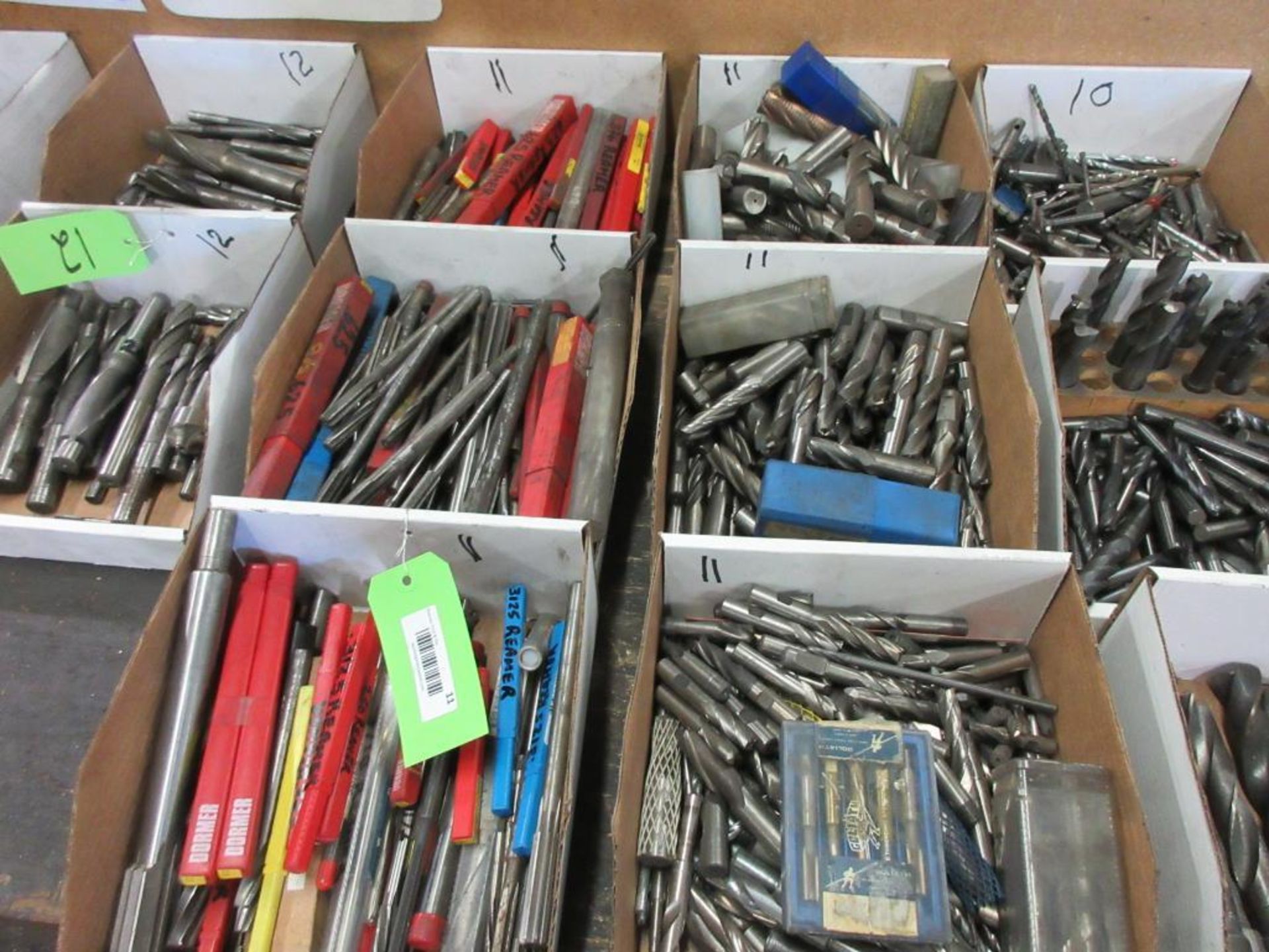 6 BOXES ASSORTED DRILL BITS AND REAMERS
