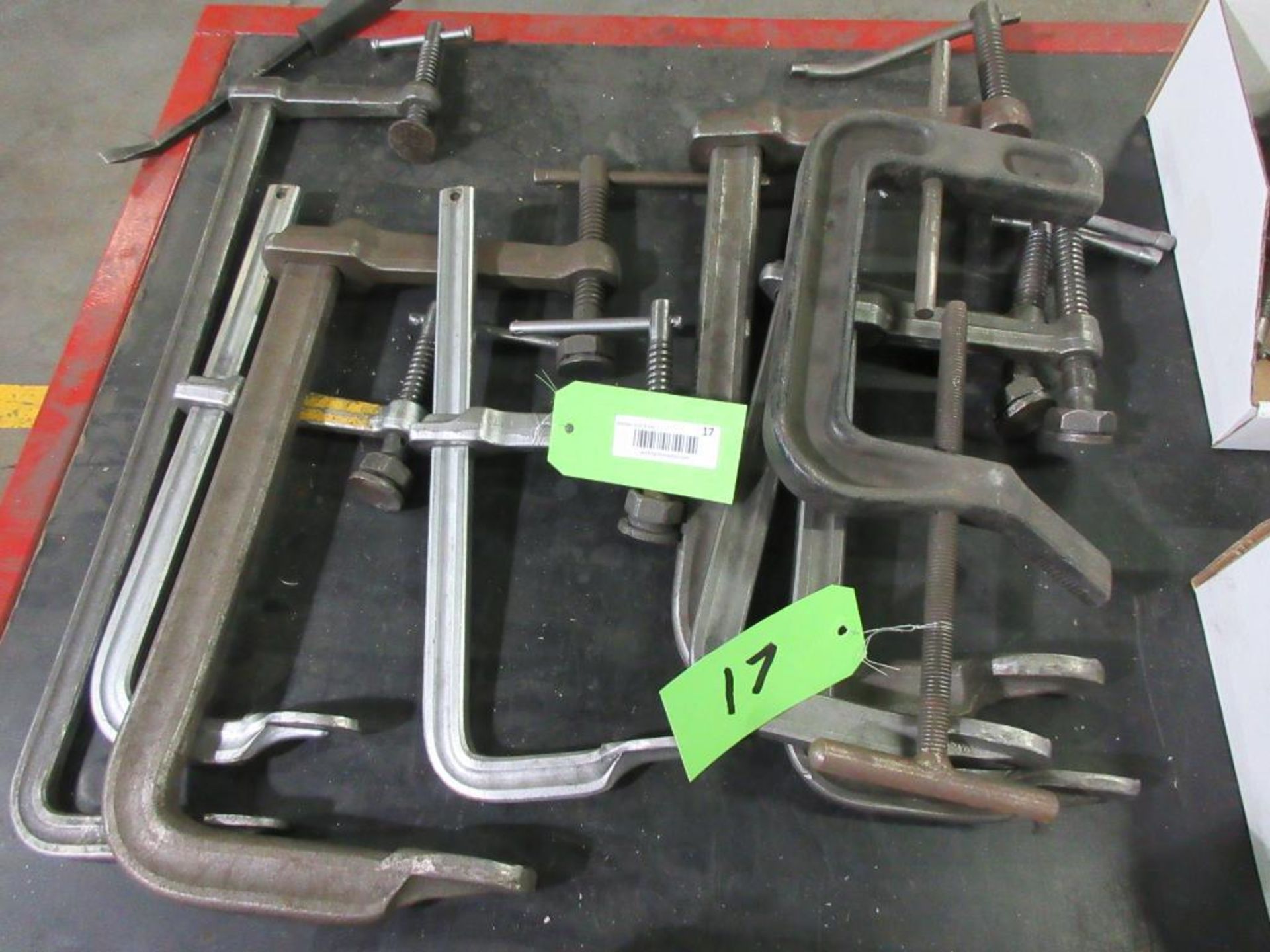 LOT ASSORTED C CLAMPS