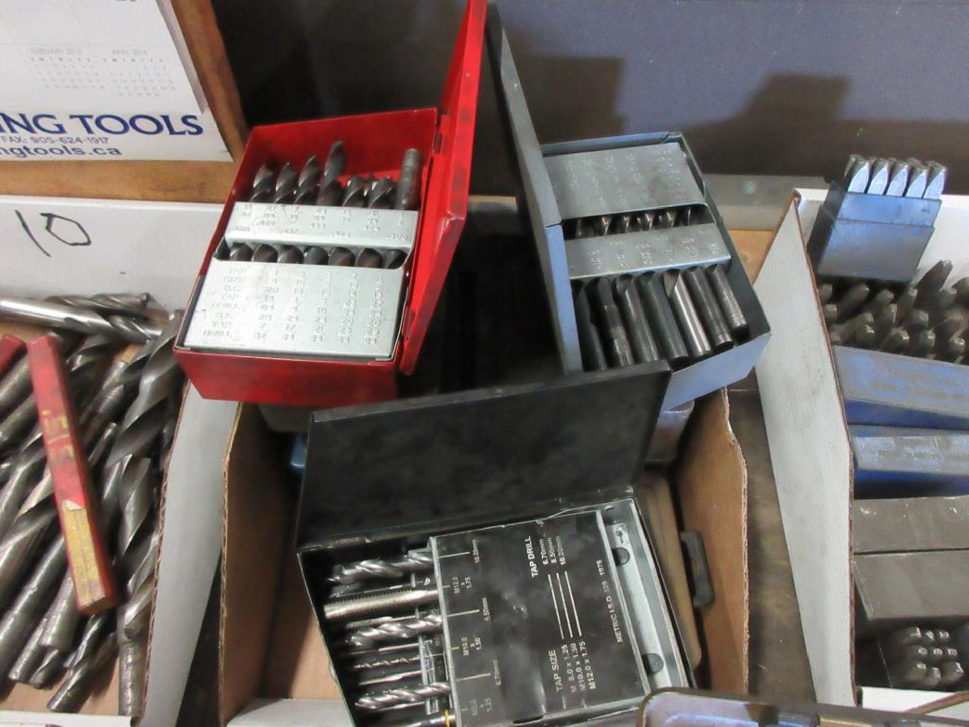 2 BOXES DRILL BITS AND RACK CENTER PUNCHES - Image 4 of 4