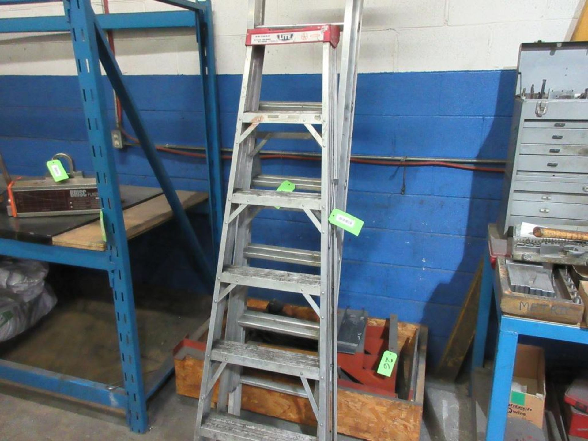 2 ALUMINUM LADDERS: 12 STEP AND 5 STEP - Image 2 of 2