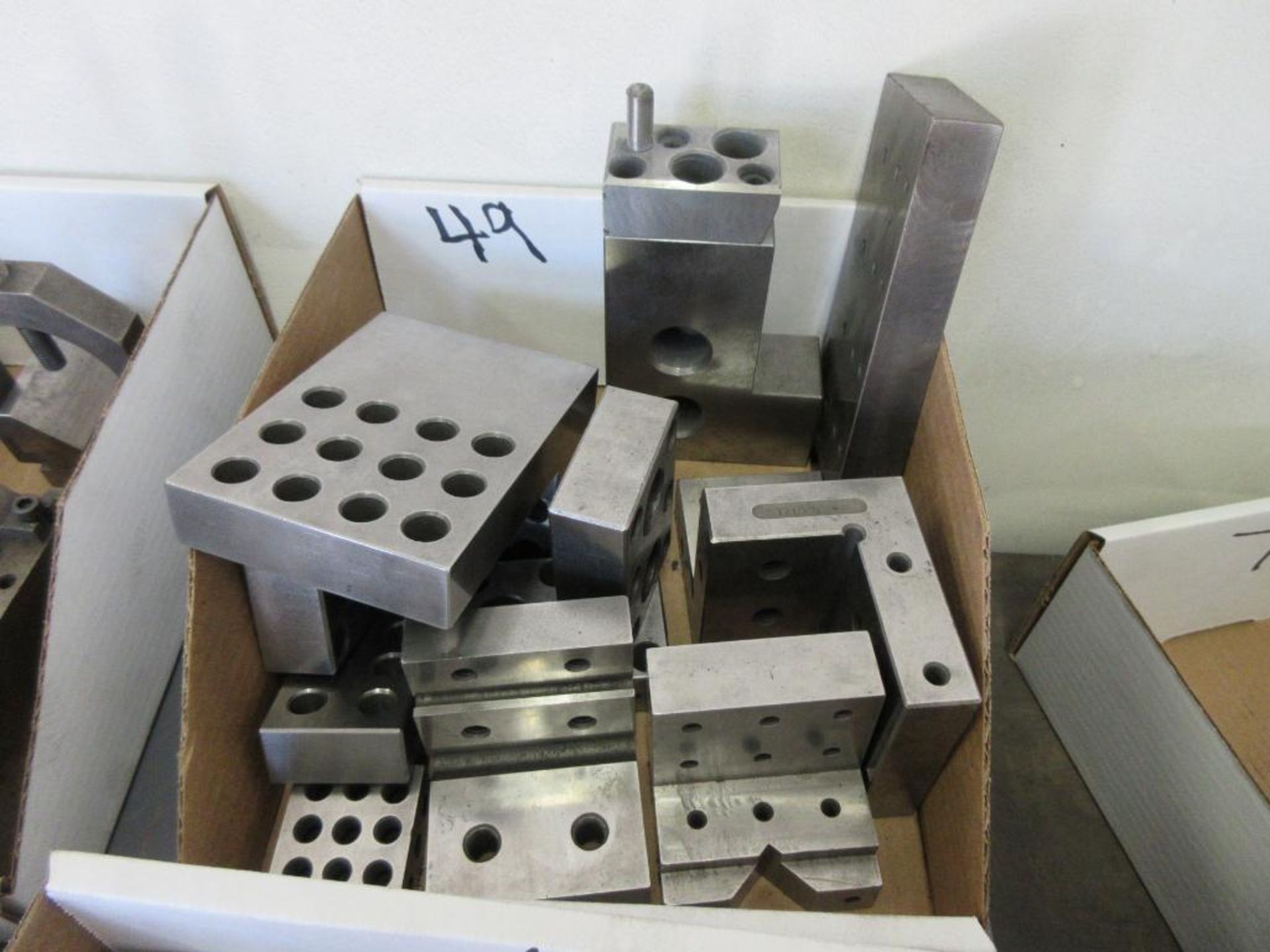 8 BOXES ASSOERTED PRECISION BLOCKS MAGNETIC BASES, CLAMPS ETC - Image 3 of 8