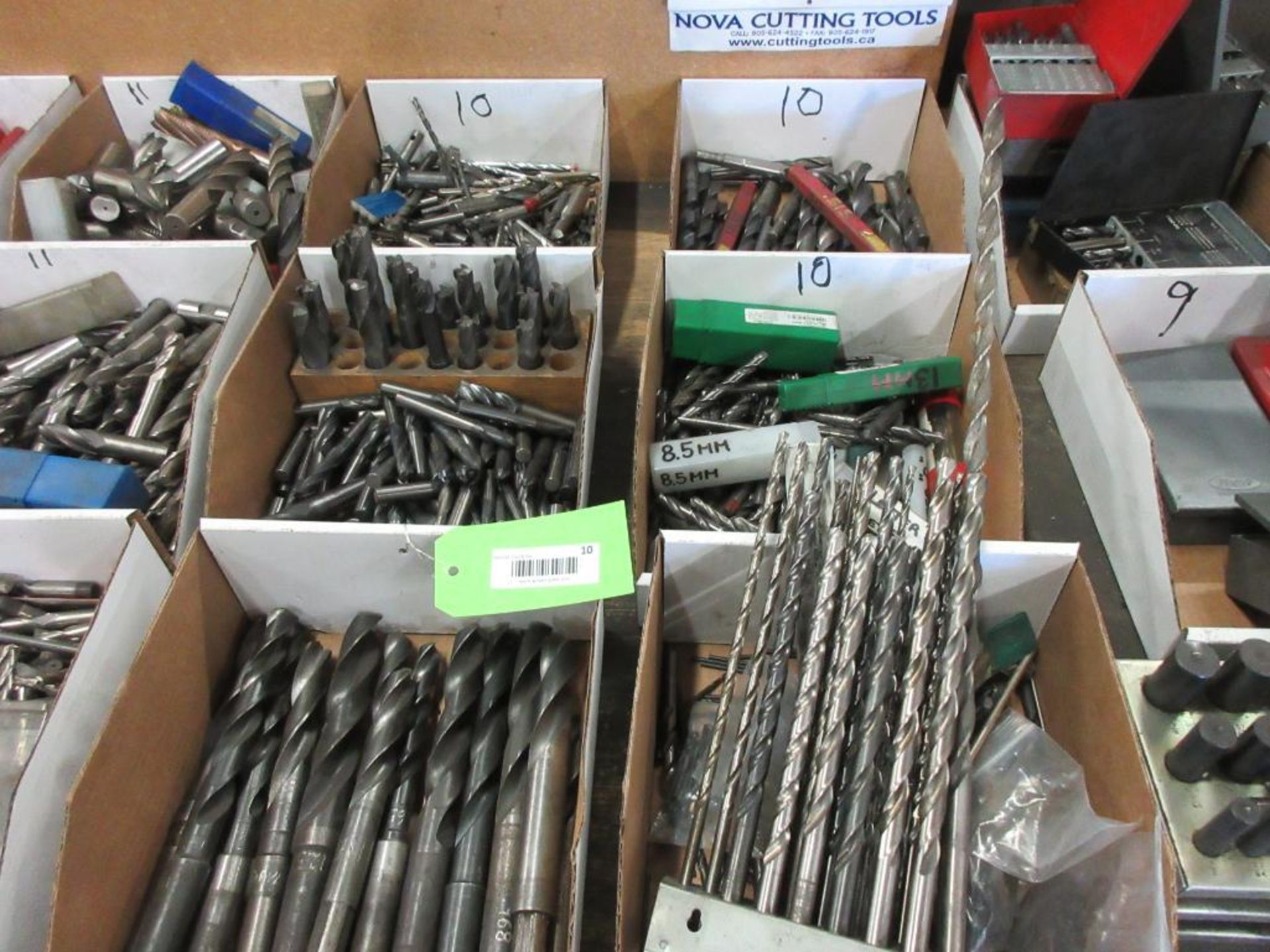 6 BOXES ASSORTED DRILL BITS AND REAMERS