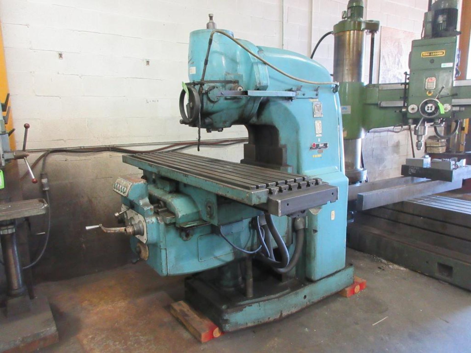 HECKERT HD VERTICAL MILL MODEL FSS 400-VI, 72”X20” TABLE, 50 TAPER, 28-1400 RPM, SN 32168423 (NOT