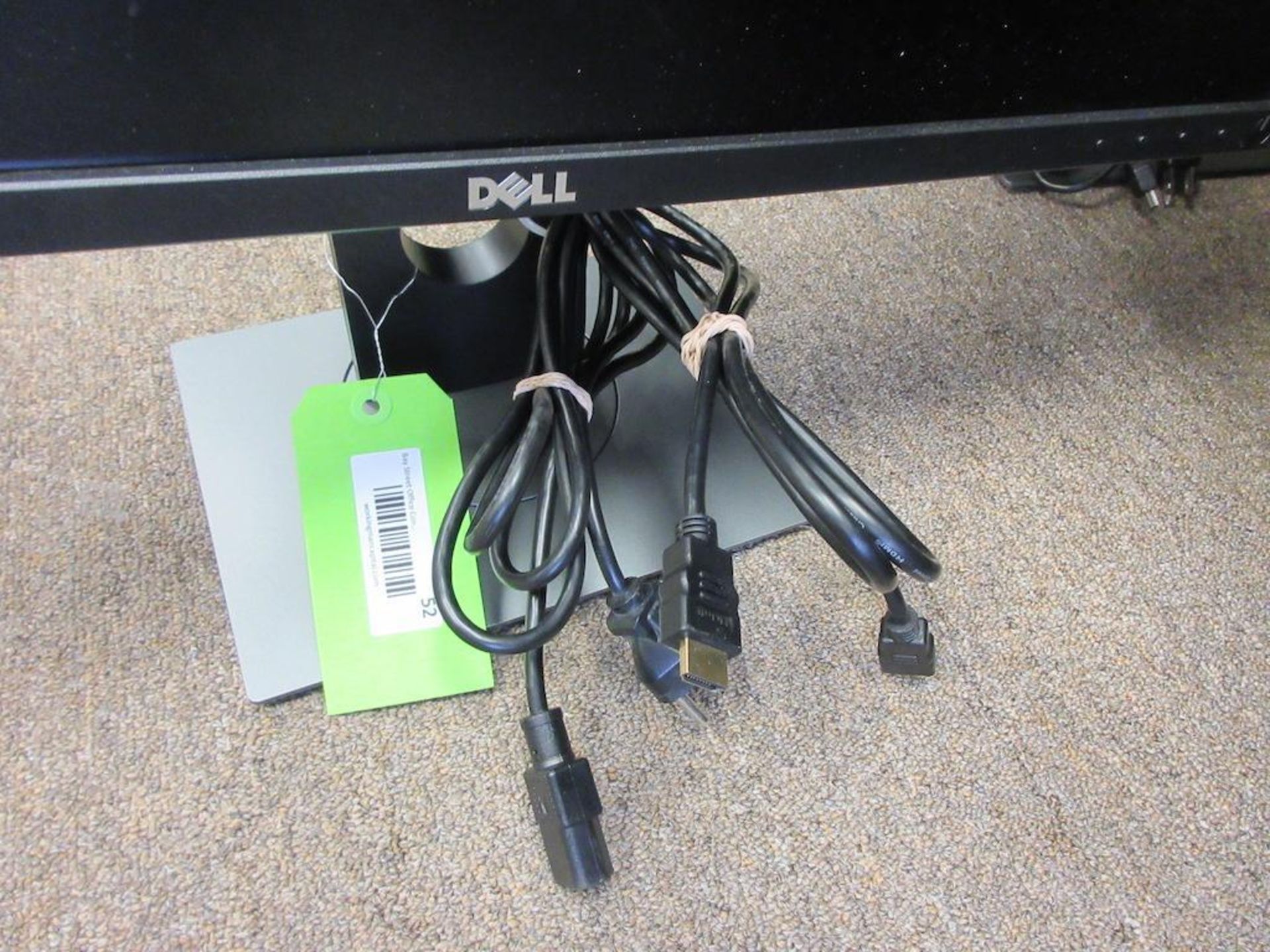 DELL MONITOR 24", MODEL P2417H, POWER CORD, HDMI CABLE - Image 2 of 2