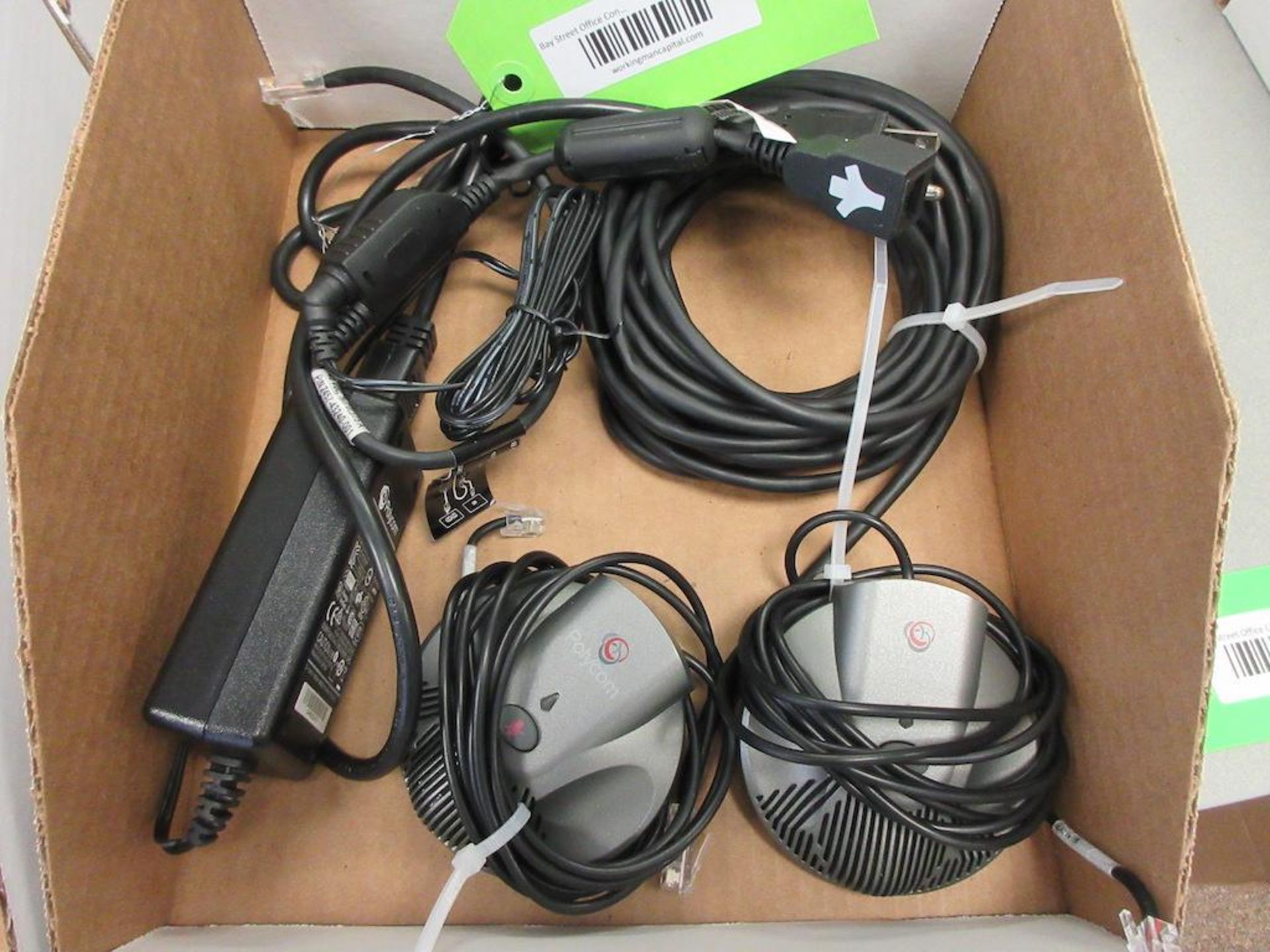 POLYCOM SOUNDSTATION IP 6000 CONFERENCE UNIT, (2) MICROPHONES, SN 0004F207DAD4 - Image 4 of 4