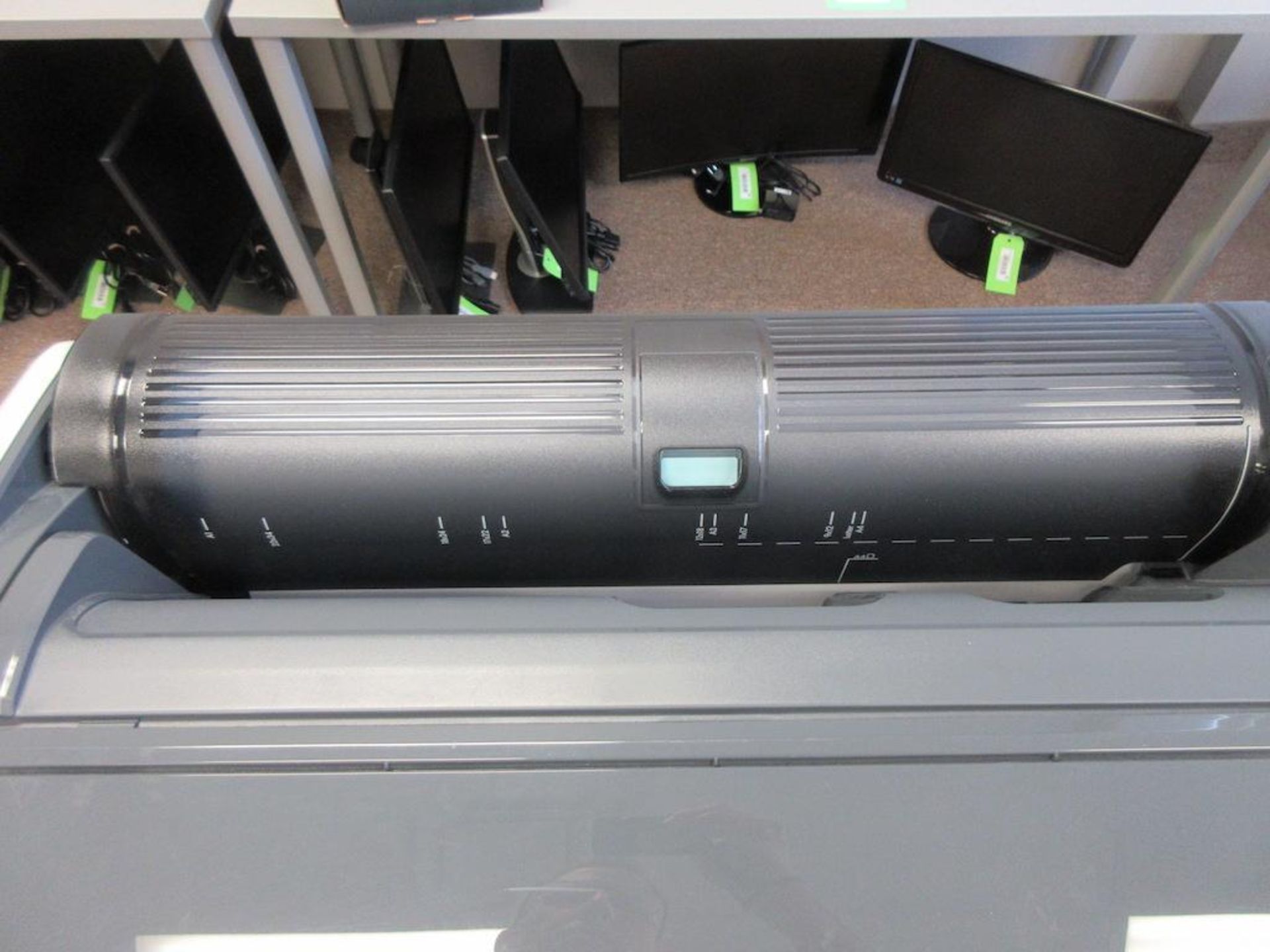 HP DESIGNJET T790 WIDE FORMAT PRINTER, 24" CAPACITY, W/ (3) ROLLS SPARE PAPER, (6) CARTRIDGES - Image 6 of 6