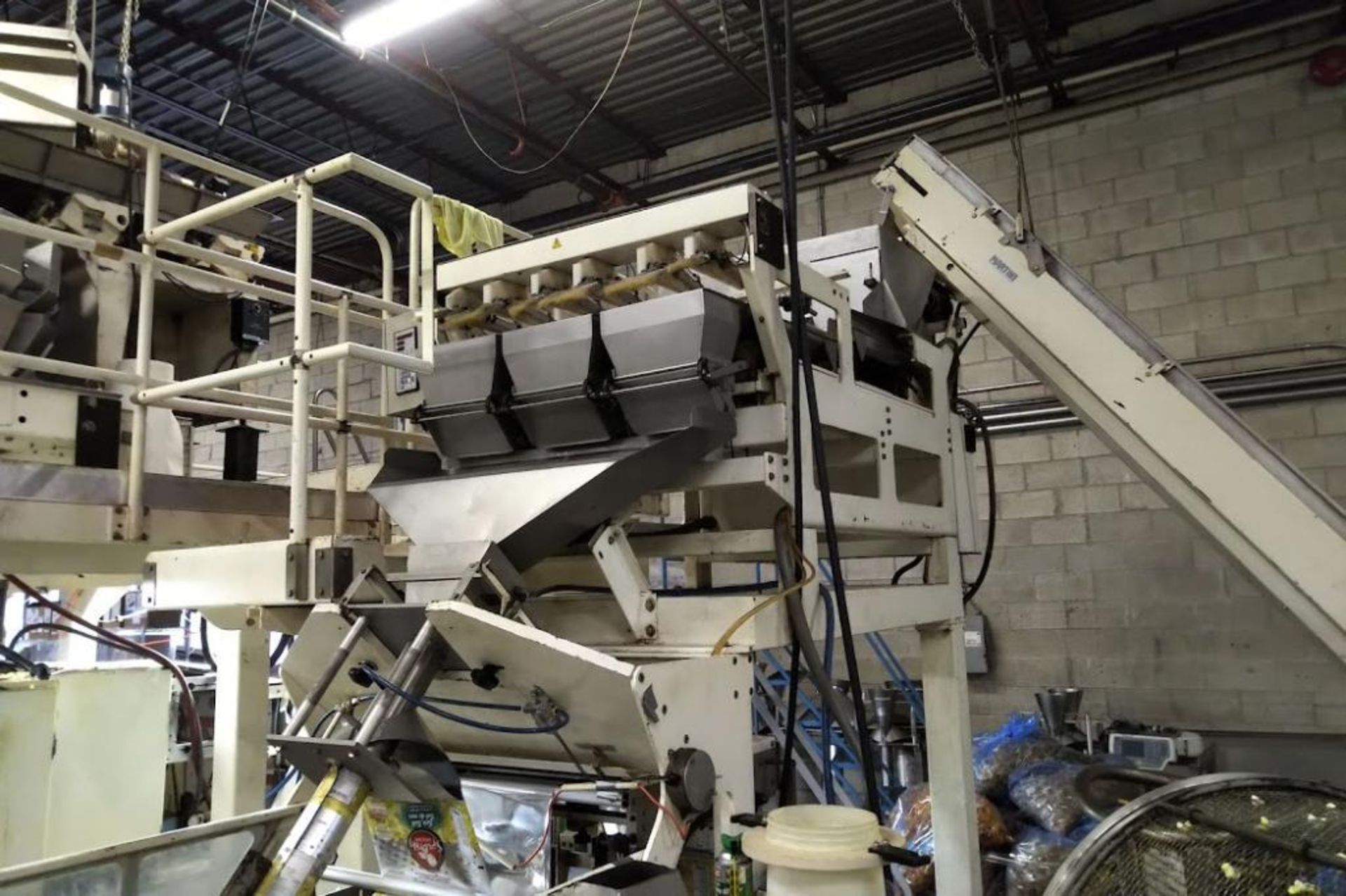 Martini Bagger, includes: in-feed and out-feed converyor scales, mezzanine, multiple formers, three - Image 3 of 10