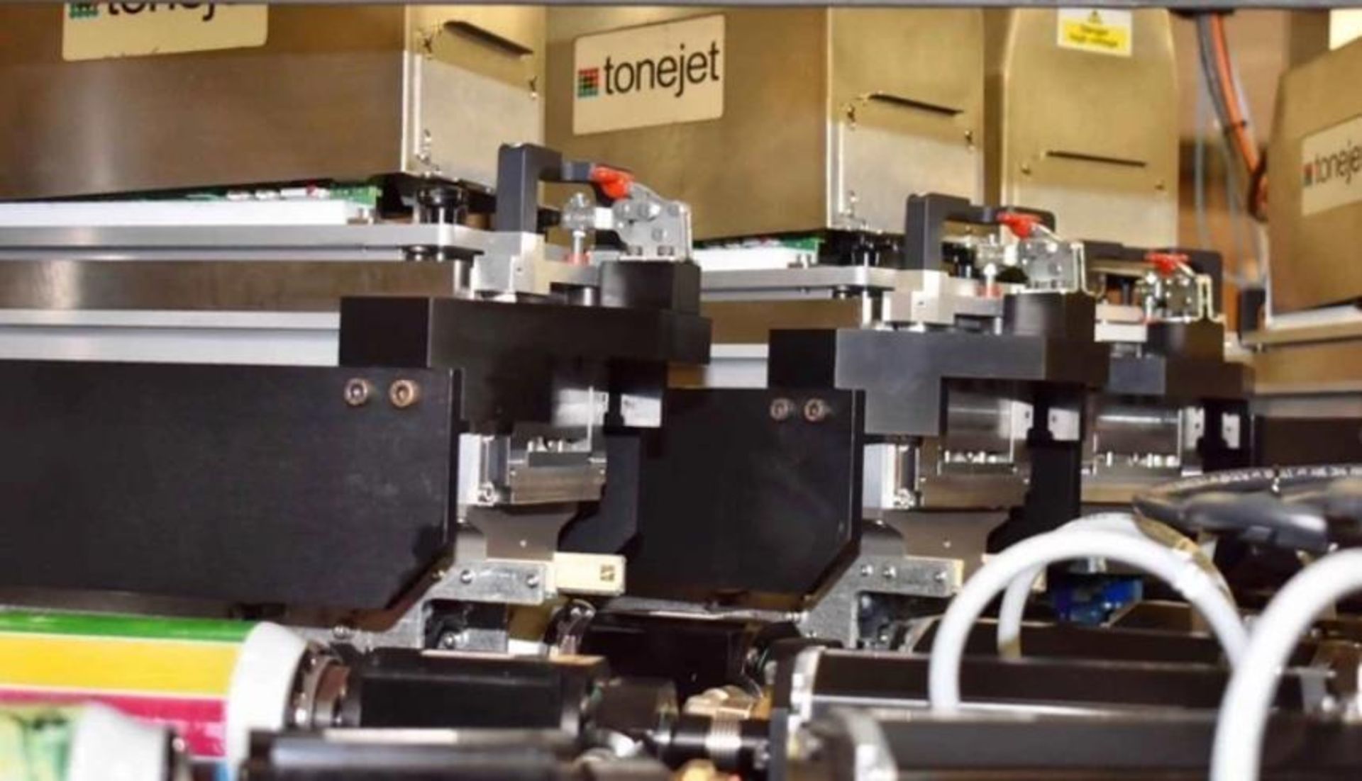Complete Line en-bloc including lots 2-11. Never used beverage can printing & handling system featur - Image 8 of 21