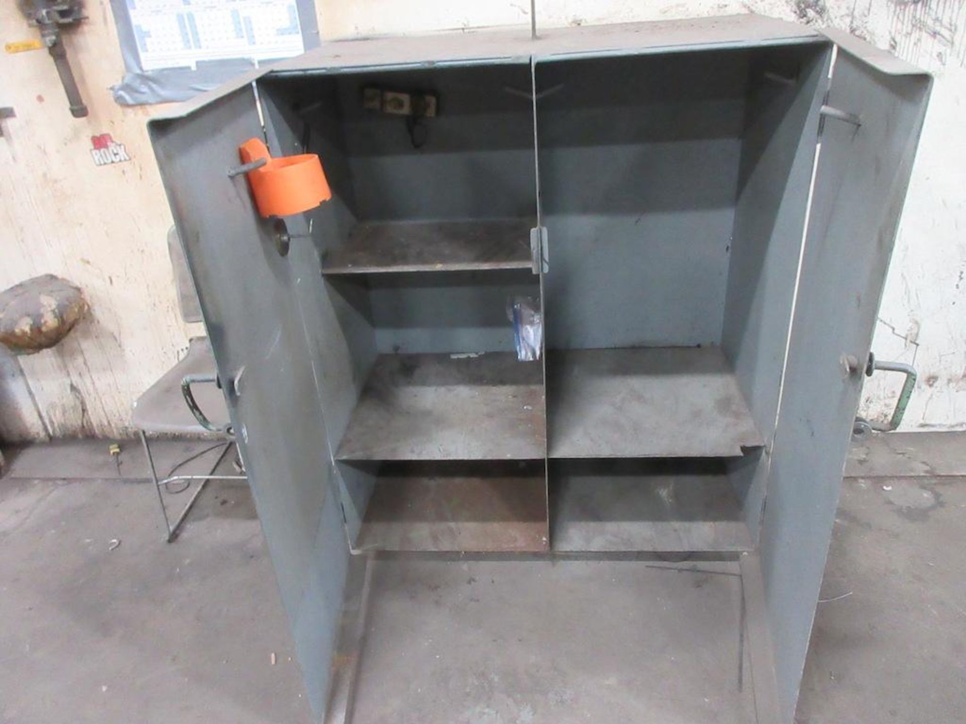 APPROX. (25) ASSORTED STEEL CABINETS WITH DOORS FACING BAY C - Image 15 of 25