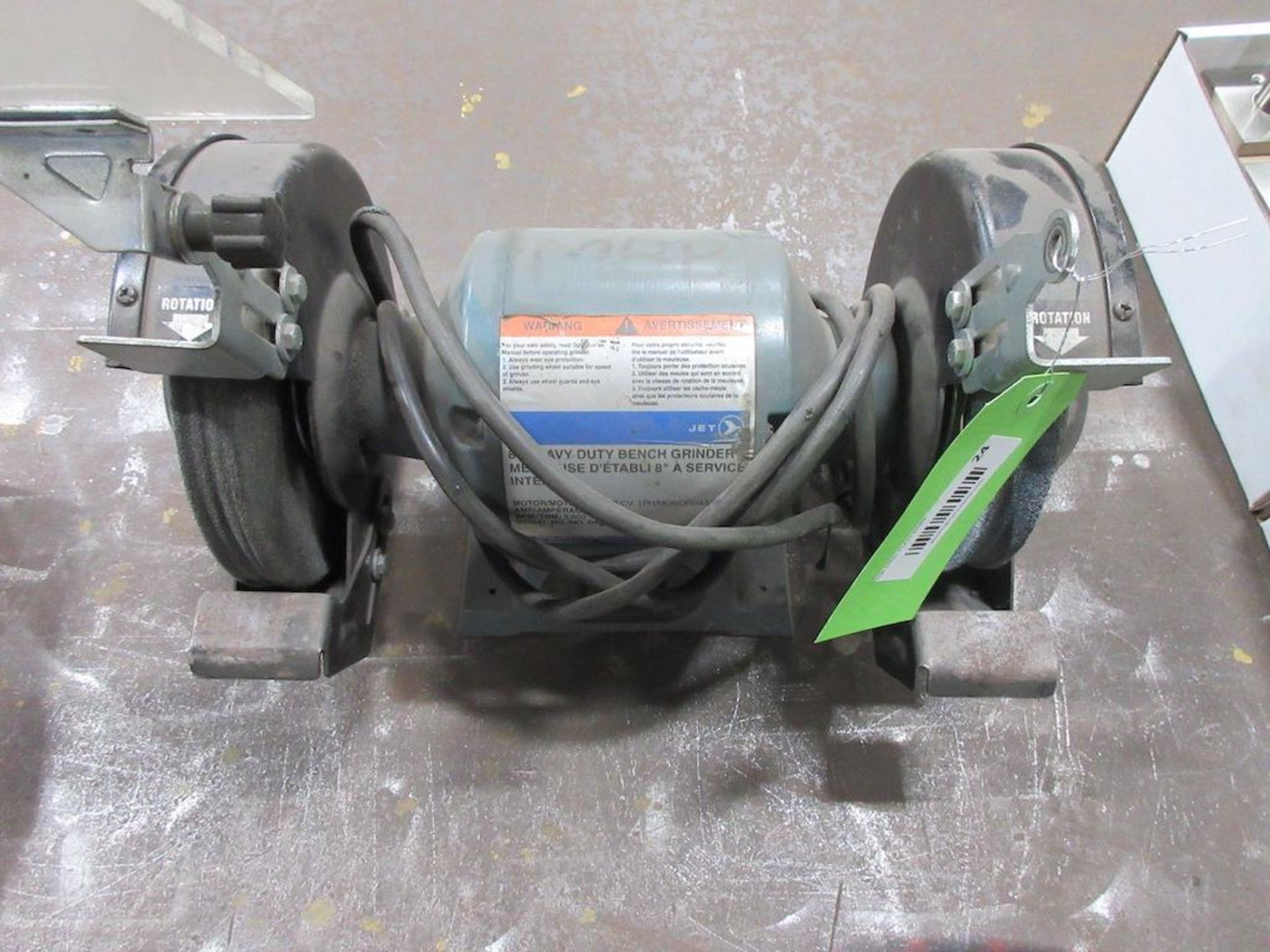 8" HEAVY DUTY BENCH GRINDER - Image 2 of 2