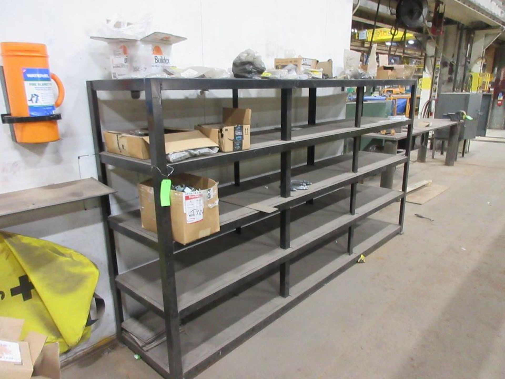 APPROX. (19) ASSORTED STEEL CABINETS WITH DOORS FACING BAY D, (2) OPEN STEEL SHELVES - Image 2 of 12