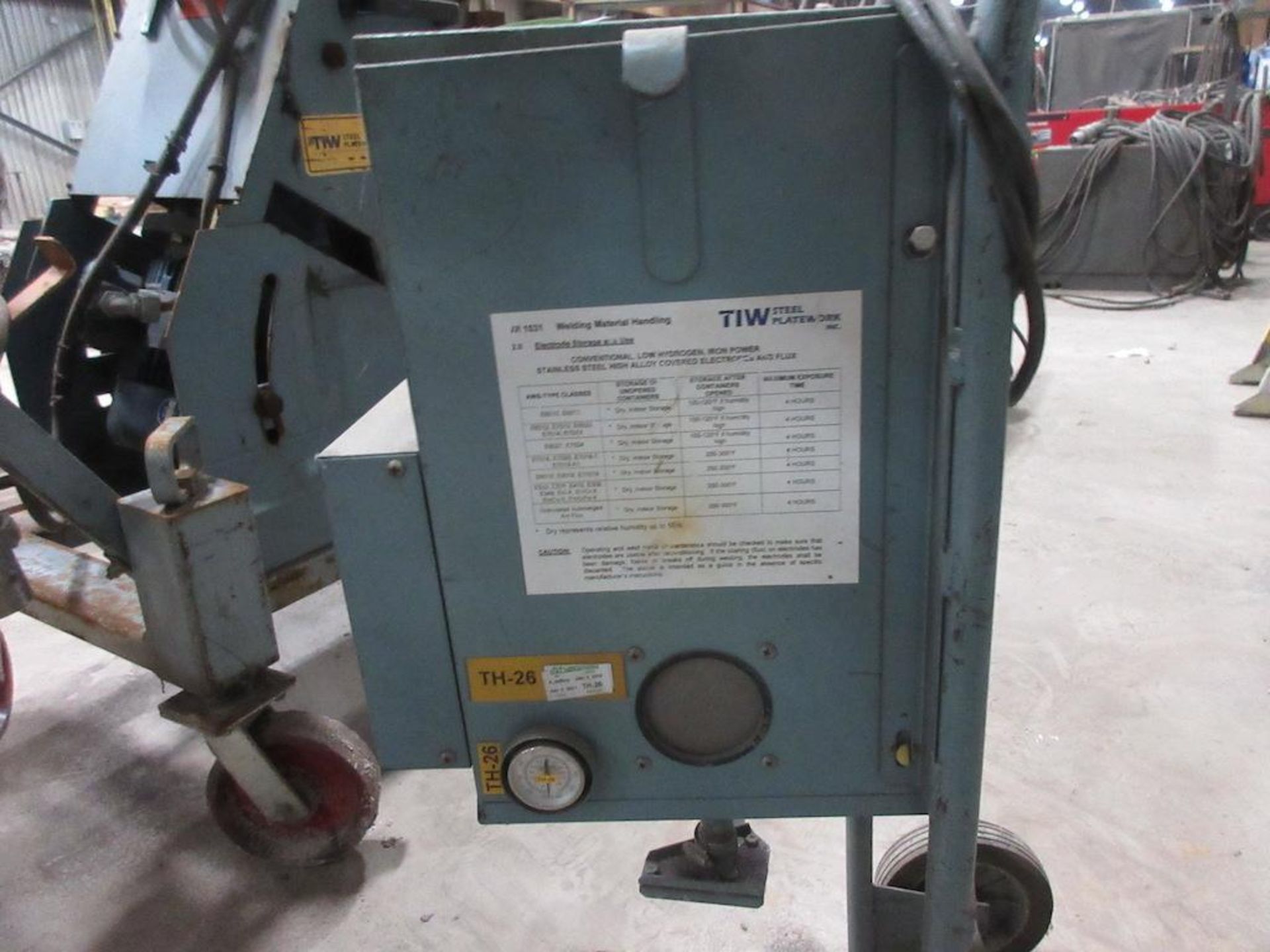 (2) GULLCO ELECTRODE STABILIZING OVEN FLUX HOLDING OVENS, YELLOW VACUUM UNIT - Image 2 of 6