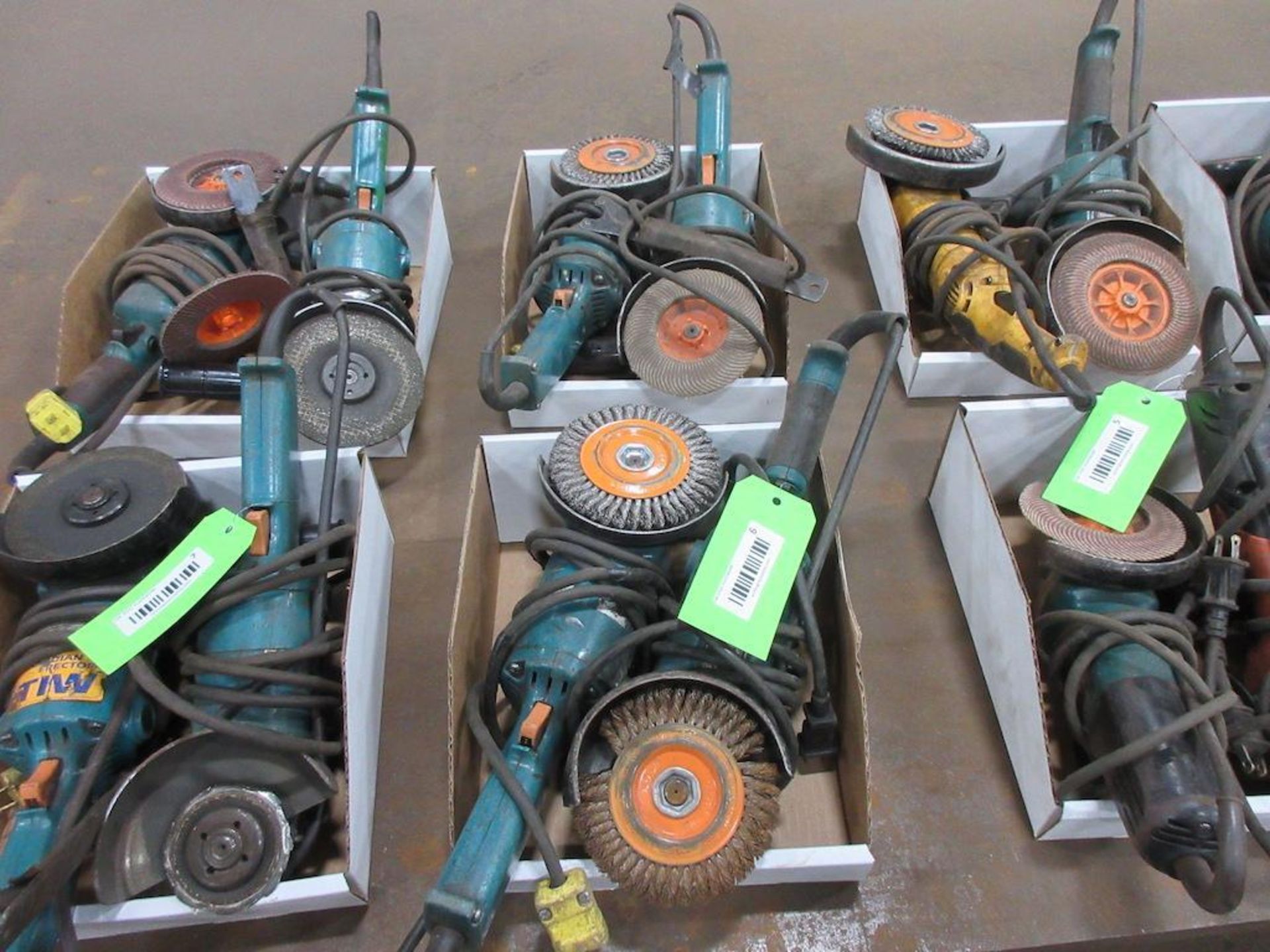 (4) ASSORTED MAKITA POWER GRINDERS