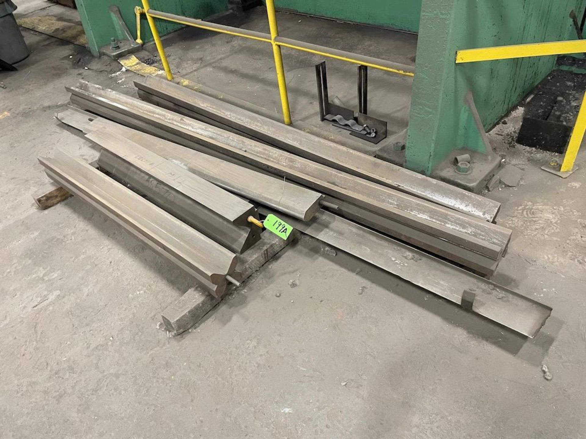 LOT 5 ASSORTED PRESS BRAKE DIES, INCLUDING 4 WAY UP TO APPROX. 10'