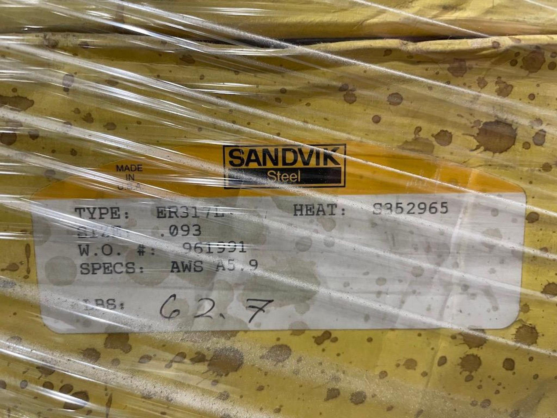 (2) SKIDS ASSORTED SANDVIK WELD WIRE - Image 5 of 7